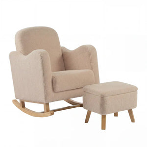 Bebe & Beyond Nursing Chairs Bebe & Beyond Soother Nursing Chair & Footstool - Oat Ted