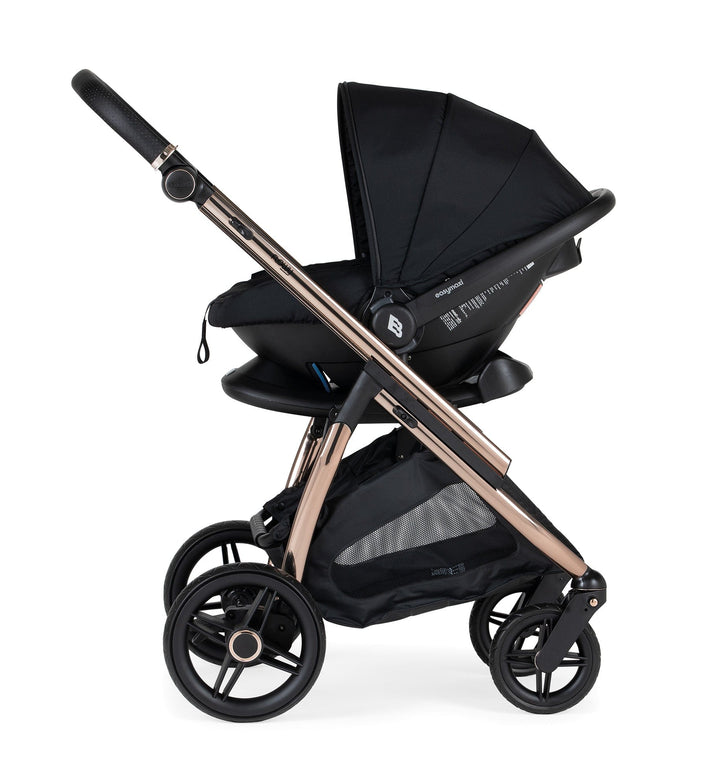 Bebecar Travel Systems Bebecar Flowy 3 in 1 Travel System - Black