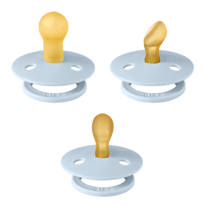 BIBS Try-It Collection Pacifiers pack (Size 1) Baby Blue โ UK