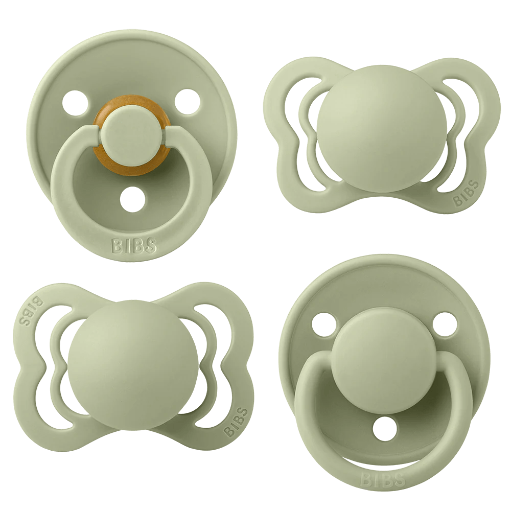Pacee Pacifier BIBS Try-It Collection Pacifiers (Size 1) - Sage – UK Baby Centre
