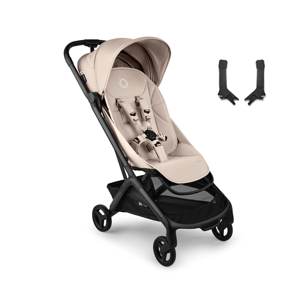 Bugaboo Compact Strollers Bugaboo Butterfly 2 Stroller with Car Seat Adapter - Desert Taupe