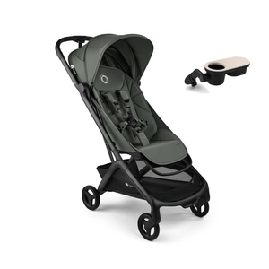 Bugaboo Compact Strollers Bugaboo Butterfly 2 Stroller with Snack Tray - Forest Green