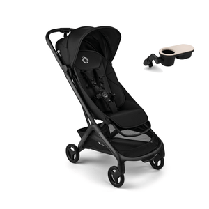 Bugaboo Compact Strollers Bugaboo Butterfly 2 Stroller with Snack Tray - Heritage Black