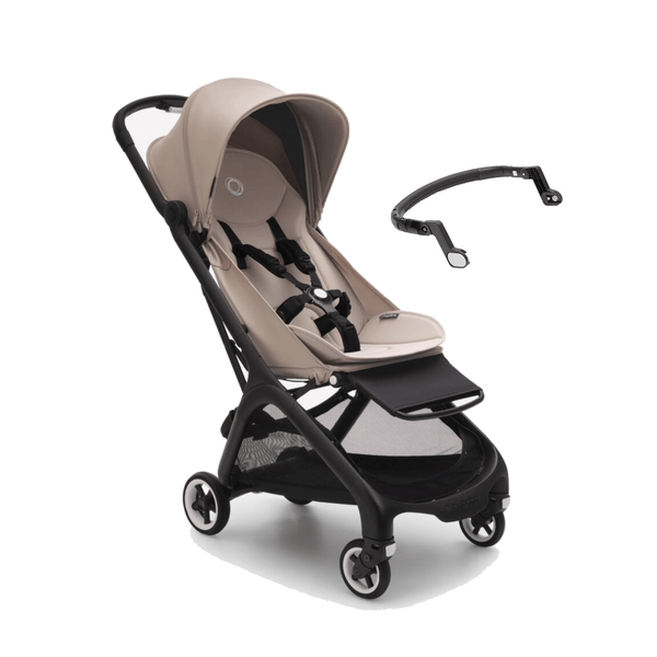 Bugaboo compact strollers Bugaboo Butterfly Stroller with Bumper Bar - Desert Taupe