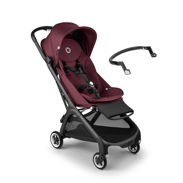 Bugaboo compact strollers Bugaboo Butterfly Stroller with FREE Bumper Bar - Dark Cherry