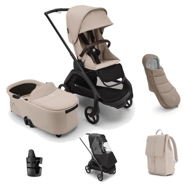 Bugaboo compact strollers Bugaboo Dragonfly Pushchair Essential Bundle - Desert Taupe