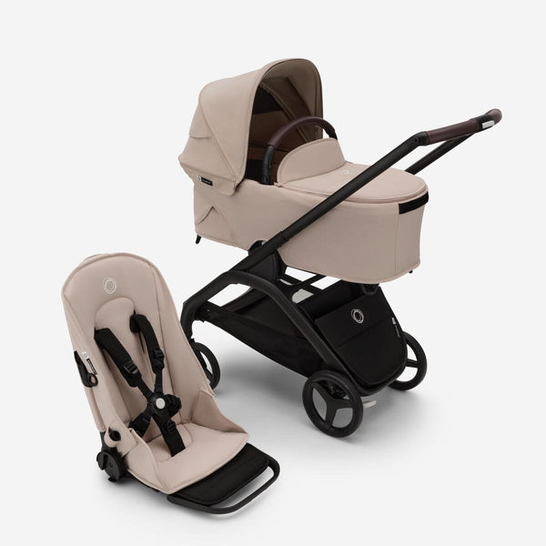Bugaboo compact strollers Bugaboo Dragonfly Pushchair with Carrycot - Desert /Taupe