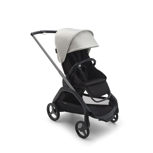 Bugaboo compact strollers Bugaboo Dragonfly Pushchair with Carrycot - Graphite/Midnight Black/Misty White