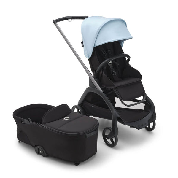 Bugaboo compact strollers Bugaboo Dragonfly Pushchair with Carrycot - Skyline Blue