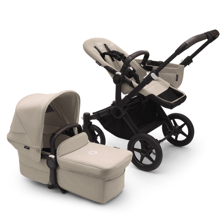 Bugaboo Prams & Pushchairs Bugaboo Donkey 5 Duo - Black/Desert Taupe/Desert Taupe