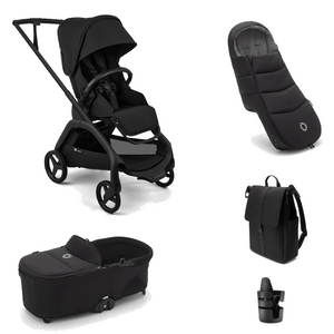 Bugaboo Prams & Pushchairs Bugaboo Dragonfly Plus Complete Bundle - Heritage Black