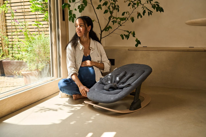 Bugaboo Prams & Pushchairs Bugaboo Fox 5 Complete & Giraffe Rocker - Black/Forest Green/Tornado Grey