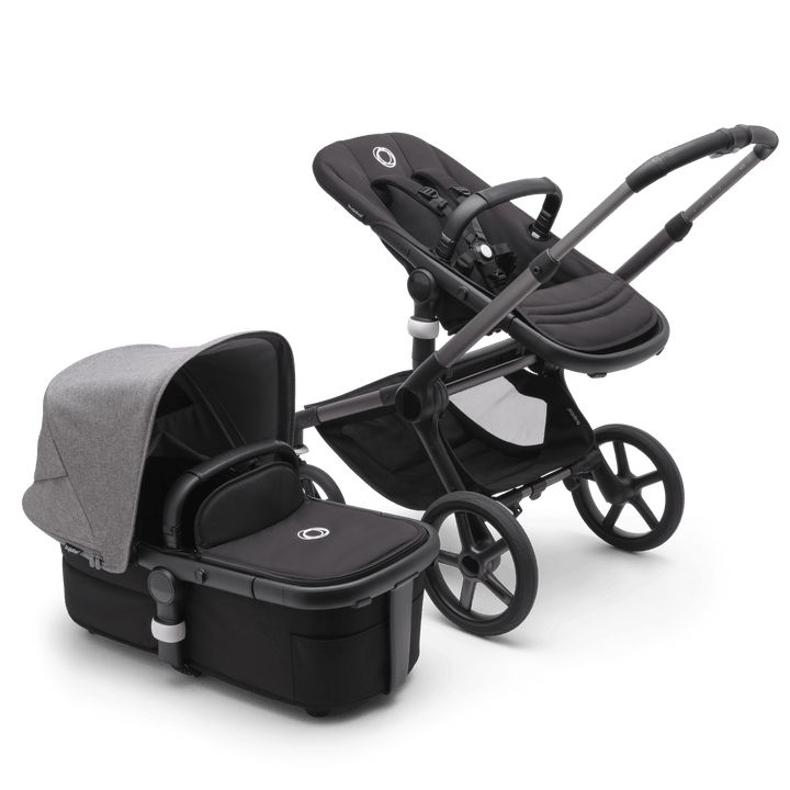 Bugaboo Prams & Pushchairs Bugaboo Fox 5 Complete - Graphite/Midnight Black/Grey Melange