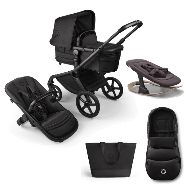 bugaboo fox complete set Bugaboo Fox 5 Noir Limited Edition Bundle + Rocker