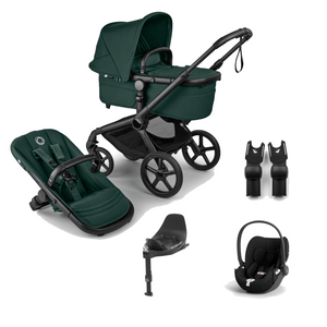 Bugaboo Prams & Pushchairs Bugaboo Fox 5 Renew (Cloud T) Travel System - Fern Green