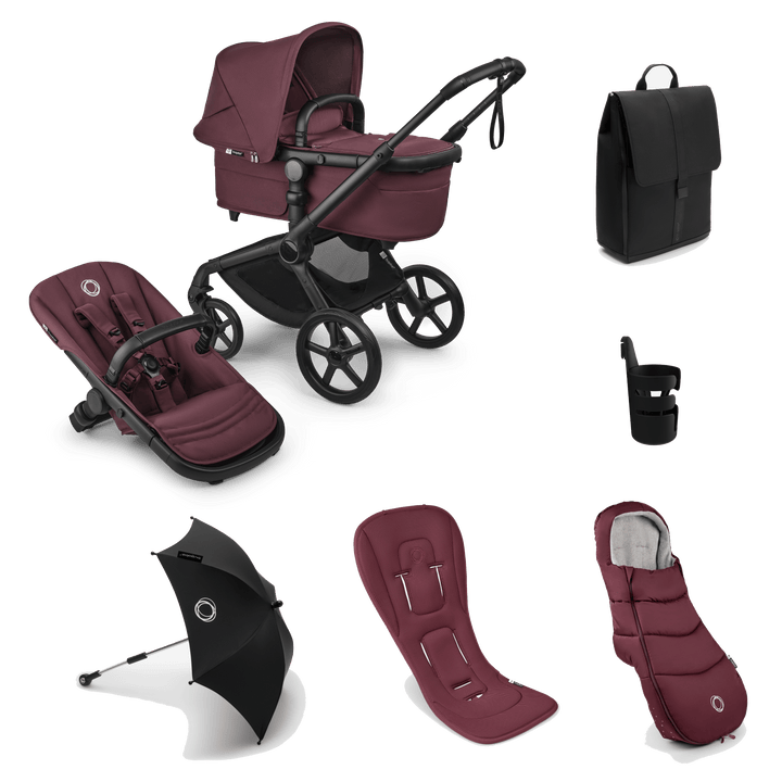 bugaboo fox 5 release date Bugaboo Fox 5 Renew Complete Bundle Dark Cherry | All-Terrain Pram