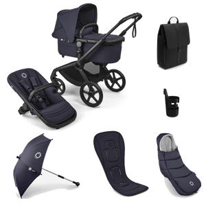 bugaboo fox width Bugaboo Fox 5 Renew Complete Bundle Deep Indigo | All-Terrain Pram