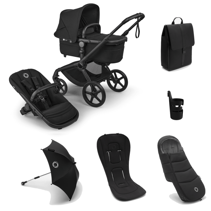 Bugaboo Prams & Pushchairs Bugaboo Fox 5 Renew Complete Bundle - Black/Heritage Black/Heritage Black