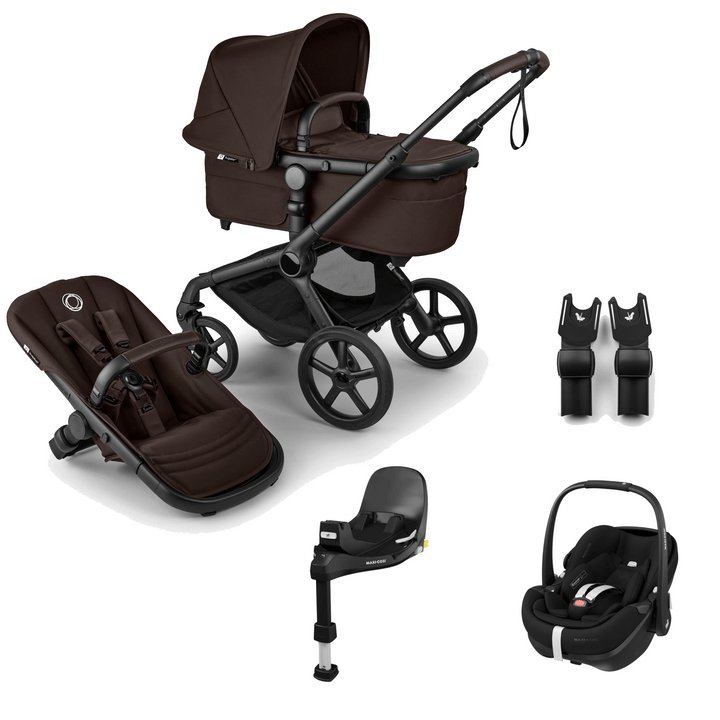 bugaboo 360 Bugaboo Fox 5 Renew + Pebble 360 PRO2 Travel System – Cocoa Brown