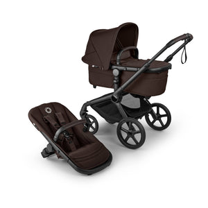 Bugaboo Prams & Pushchairs Bugaboo Fox 5 Renew Pram & Pushchair - Black/Cocoa Brown