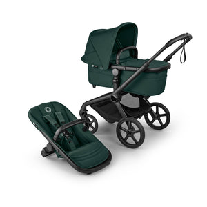 Bugaboo Prams & Pushchairs Bugaboo Fox 5 Renew Pram & Pushchair - Black/Fern Green