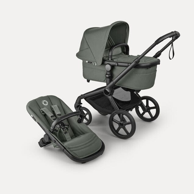 Bugaboo Fox Renew Pram Pushchair Black/Forest Green – UK