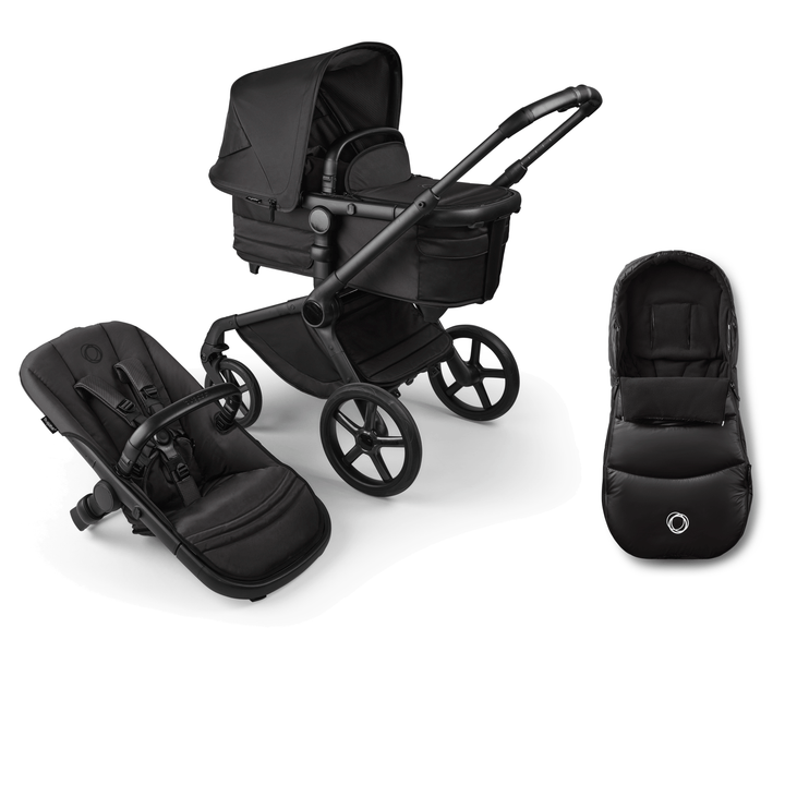 Bugaboo Fox 5 with Footmuff Noir Limited Edition Black Moonlight