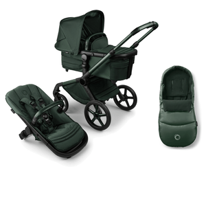 bugaboo limited edition footmuff Bugaboo Fox 5 Noir Limited Edition Pram with Footmuff