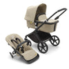 Bugaboo Prams & Pushchairs Bugaboo Fox Cub Complete - Black/Desert Beige/Desert Beige