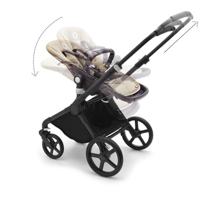 Bugaboo Prams & Pushchairs Bugaboo Fox Cub Complete - Black/Desert Beige/Desert Beige