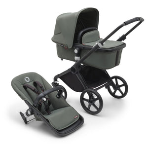 Bugaboo Prams & Pushchairs Bugaboo Fox Cub Complete - Black/Forest Green/Forest Green