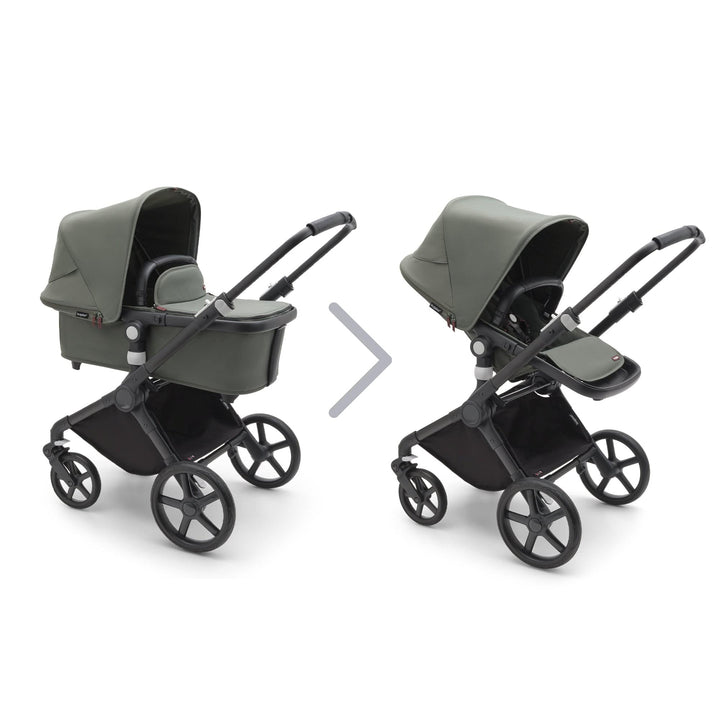 Bugaboo Prams & Pushchairs Bugaboo Fox Cub Complete - Black/Forest Green/Forest Green