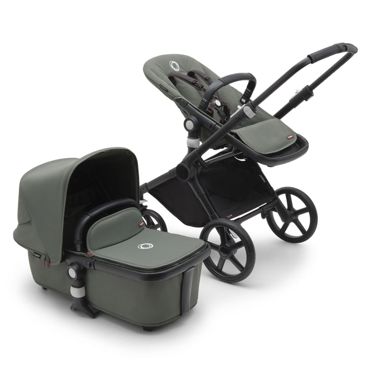 Bugaboo Prams & Pushchairs Bugaboo Fox Cub Complete - Black/Forest Green/Forest Green