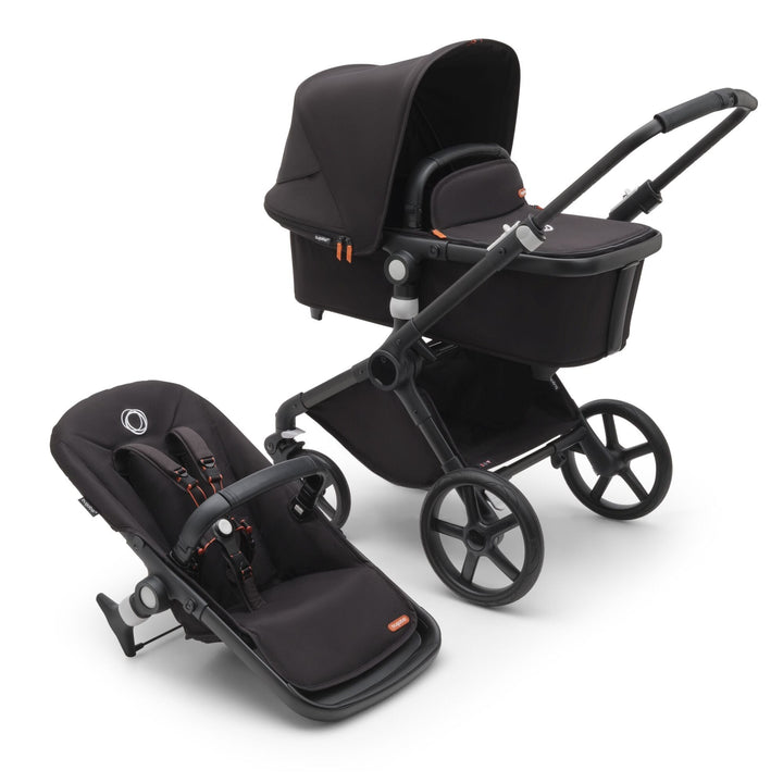 Bugaboo Prams & Pushchairs Bugaboo Fox Cub Essential Bundle - Black/Midnight Black/Midnight Black