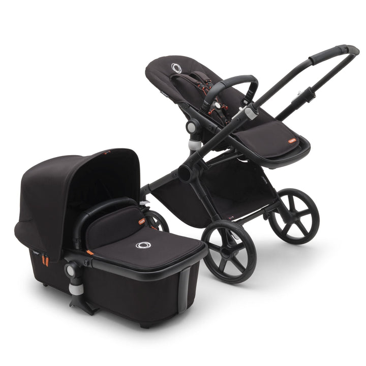 Bugaboo Prams & Pushchairs Bugaboo Fox Cub Essential Bundle - Black/Midnight Black/Midnight Black