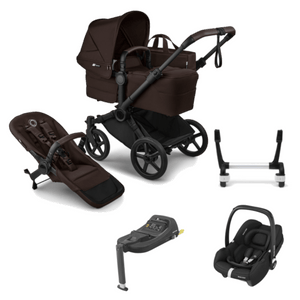Bugaboo Travel Systems Bugaboo Donkey 6 (Cabriofix i-Size) Travel System - Cocoa Brown