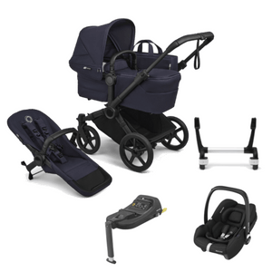 Bugaboo Travel Systems Bugaboo Donkey 6 (Cabriofix i-Size) Travel System - Deep Indigo
