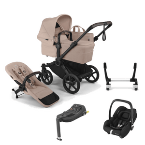 Bugaboo Travel Systems Bugaboo Donkey 6 (Cabriofix i-Size) Travel System - Desert Taupe