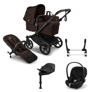 Bugaboo Travel Systems Bugaboo Donkey 6 (Cloud S) Travel System - Cocoa Brown
