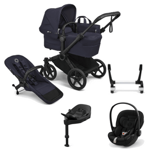 Bugaboo Travel Systems Bugaboo Donkey 6 (Cloud S) Travel System - Deep Indigo