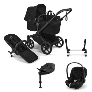 Bugaboo Travel Systems Bugaboo Donkey 6 (Cloud S) Travel System - Heritage Black