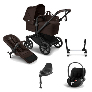 Bugaboo Travel Systems Bugaboo Donkey 6 (Cloud T) Travel System - Cocoa Brown