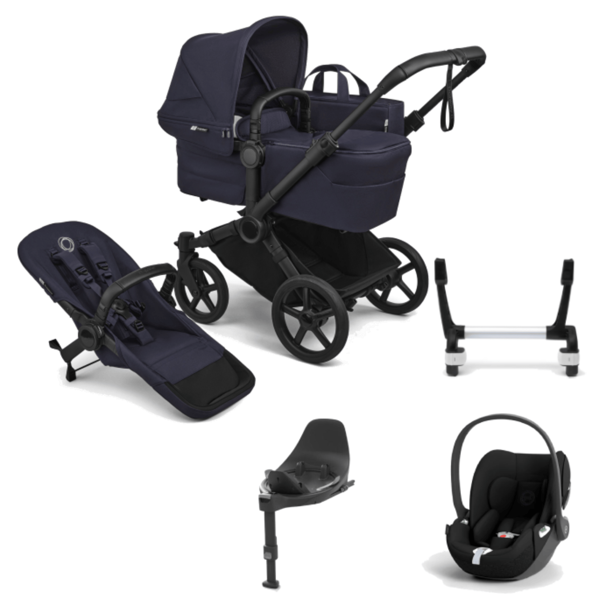 Bugaboo Donkey 6 Cloud T Travel System Deep Indigo | UK Baby Centre