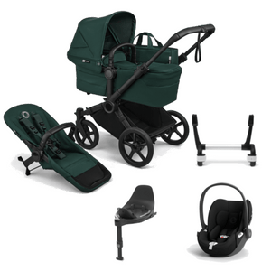 Bugaboo Travel Systems Bugaboo Donkey 6 (Cloud T) Travel System - Fern Green