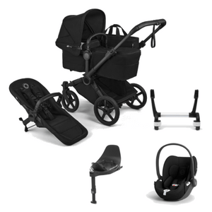 Bugaboo Travel Systems Bugaboo Donkey 6 (Cloud T) Travel System - Heritage Black