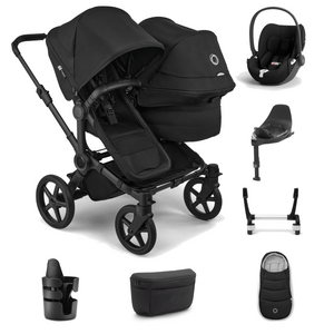 Bugaboo Travel Systems Bugaboo Donkey 6 Duo Ultimate (Cloud T) Travel System - Heritage Black