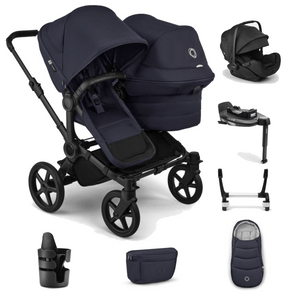 Bugaboo Travel Systems Bugaboo Donkey 6 Duo Ultimate (Otter by Nuna) Travel System - Deep Indigo