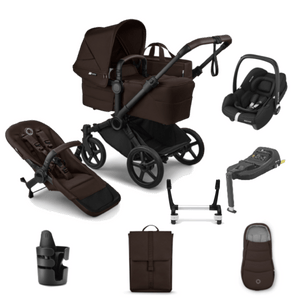 Bugaboo Travel Systems Bugaboo Donkey 6 Mono Ultimate (Cabriofix i-Size) Travel System - Cocoa Brown