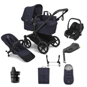Bugaboo Travel Systems Bugaboo Donkey 6 Mono Ultimate (Cabriofix i-Size) Travel System - Deep  Indigo