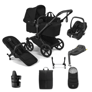 Bugaboo Travel Systems Bugaboo Donkey 6 Mono Ultimate (Cabriofix i-Size) Travel System - Heritage Black